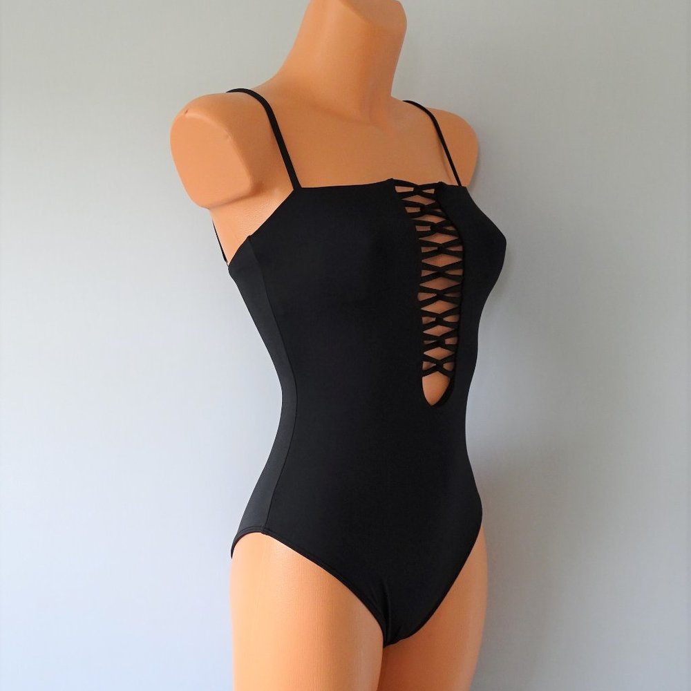 O'Neill Salt Water Strappy One Piece Swimsuit NWT - Picture 2 of 4
